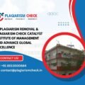 AI plagiarism removal & plagiarism check Catalyst Institute of Management and Advance Global Excellence