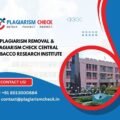 AI plagiarism removal & plagiarism check Central Tobacco Research Institute