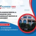 AI plagiarism removal & plagiarism check Chandragupt Institute of Management