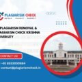 AI plagiarism removal & plagiarism check Krishna University