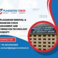 AI plagiarism removal & plagiarism check Management and Information Technology University