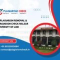 AI plagiarism removal & plagiarism check Nalsar University of Law