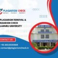 AI plagiarism removal & plagiarism check Palamuru University