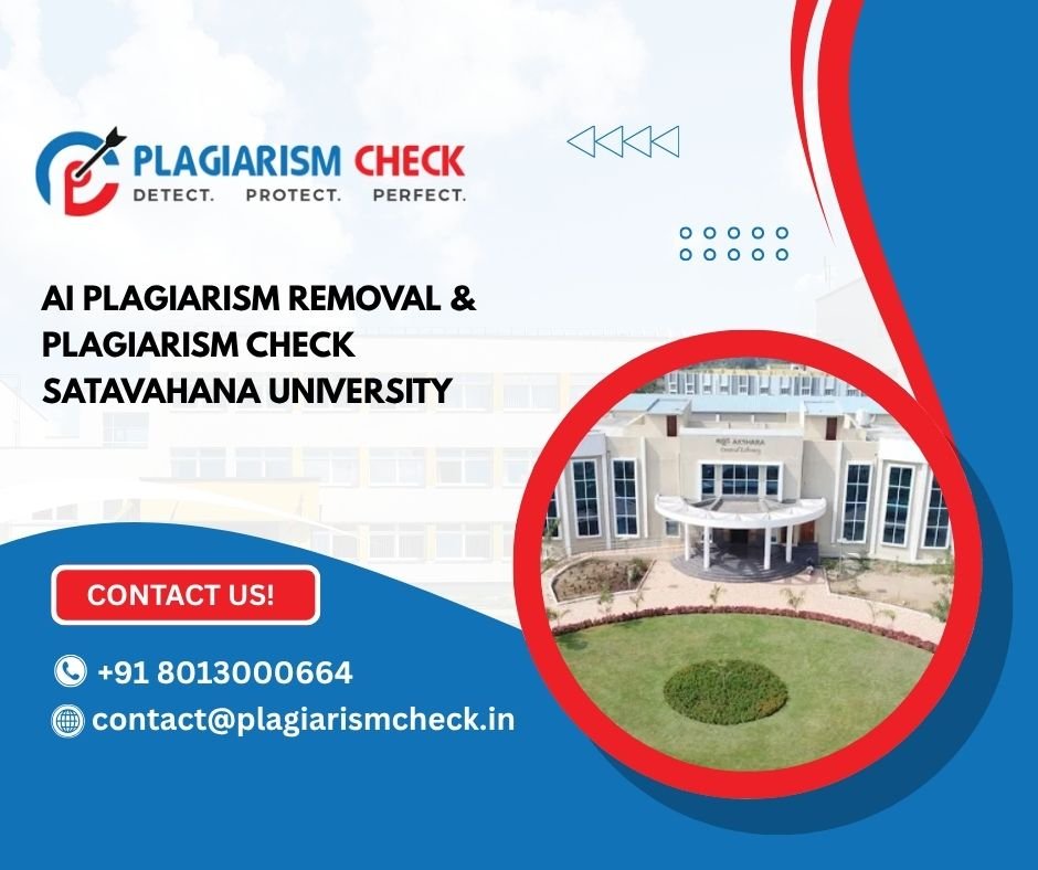 AI plagiarism removal & plagiarism check Satavahana University