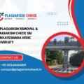 AI plagiarism removal & plagiarism check Sri Venkateswara Vedic University