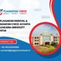 AI plagiarism removal & plagiarism check Acharya Nagarjuna University Guntur