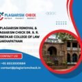 AI plagiarism removal & plagiarism check Dr. B. R. Ambedkar College of Law Visakhapatnam