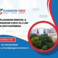 AI plagiarism removal & plagiarism check Klu law college Vijayawada