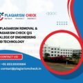 AI plagiarism removal & plagiarism check QIS College of Engineering and Technology