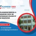 AI plagiarism removal & plagiarism check Sri Vijayanagar College of Law Anantapur