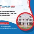 AI plagiarism removal & plagiarism check V.R. Law College Nellore